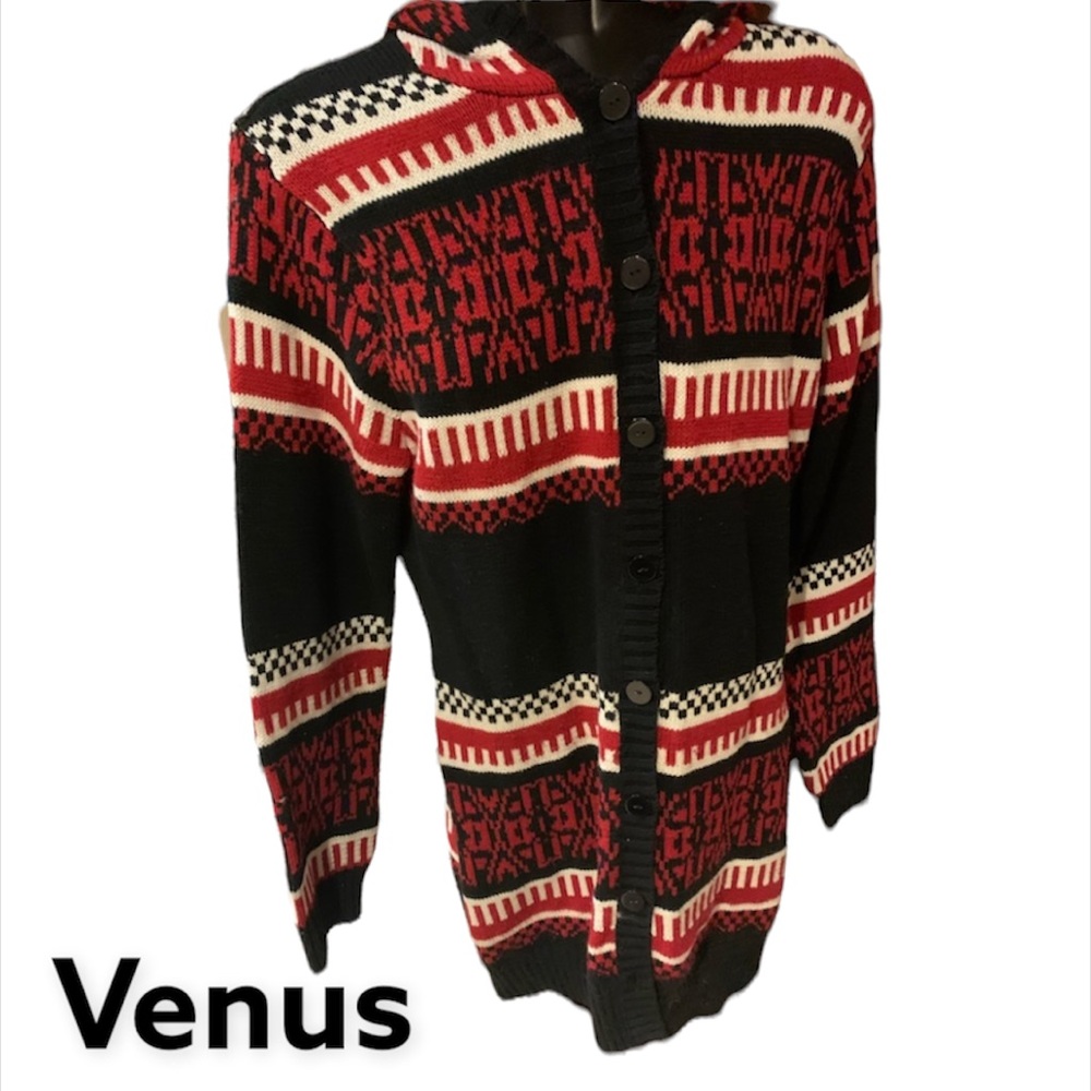 Venus Med hooded cardigan